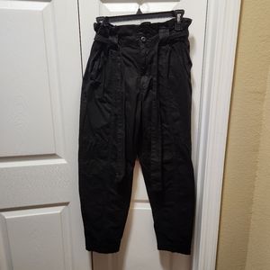BLANK NYC Paper Bag Black High Rise Pants Size 27